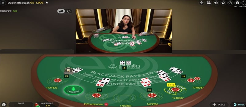 dublinbet blackjack masası